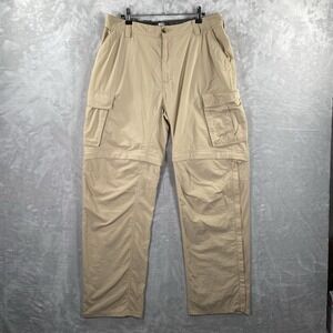 REI Co-Op Pants men's 32 Large Convertible Cargo 31" Inseam Nylon Outdoor Hiking
